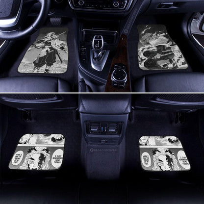 Rengoku Car Floor Mats Custom Kimetsu No Yaiba Manga Car Accessories