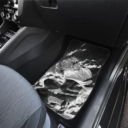 Rengoku Car Floor Mats Custom Kimetsu No Yaiba Manga Car Accessories