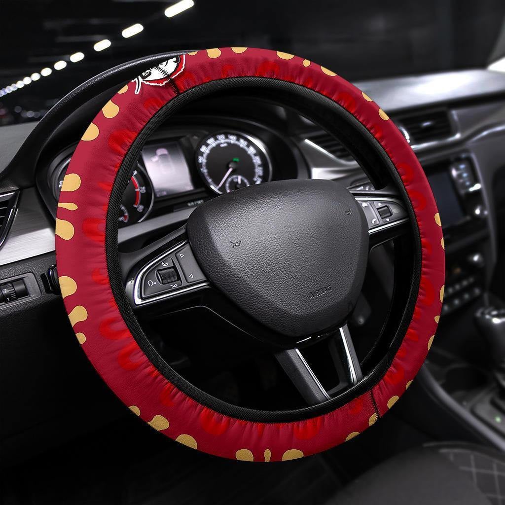 Rengoku Demon Slayers Anime Steering Wheel Cover Anime Car Accessories