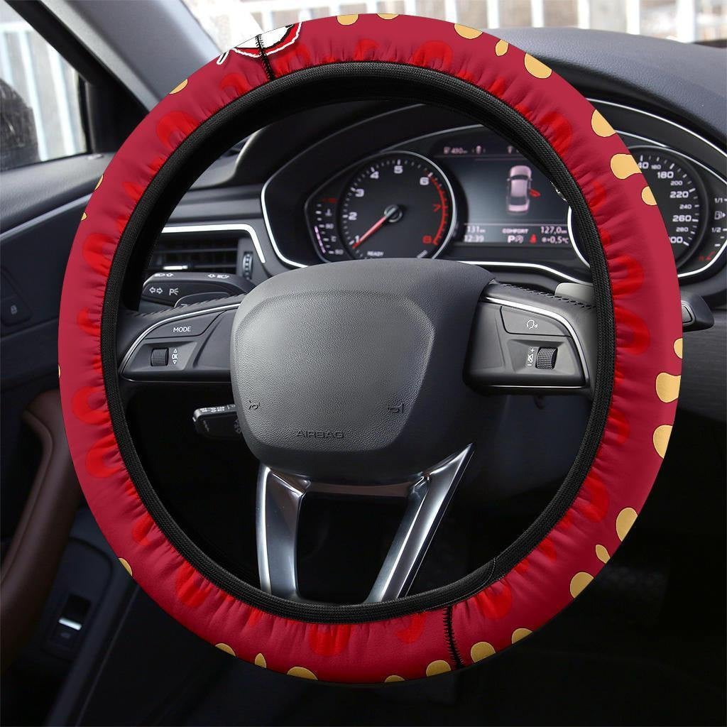 Rengoku Demon Slayers Anime Steering Wheel Cover Anime Car Accessories