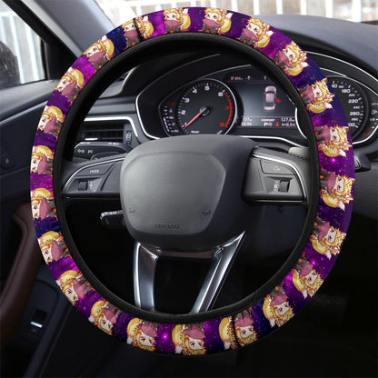 Rengoku Kyojuro Demon Slayer Anime Premium Custom Car Steering Wheel Cover 2