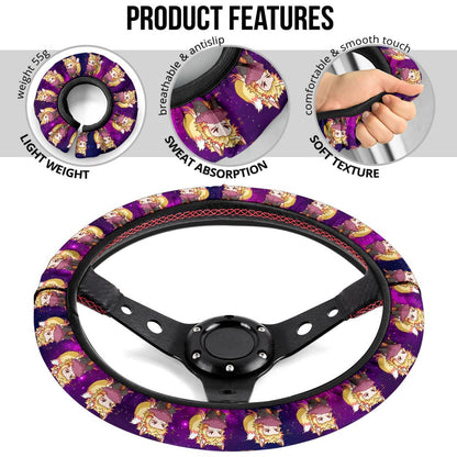 Rengoku Kyojuro Demon Slayer Anime Premium Custom Car Steering Wheel Cover 2