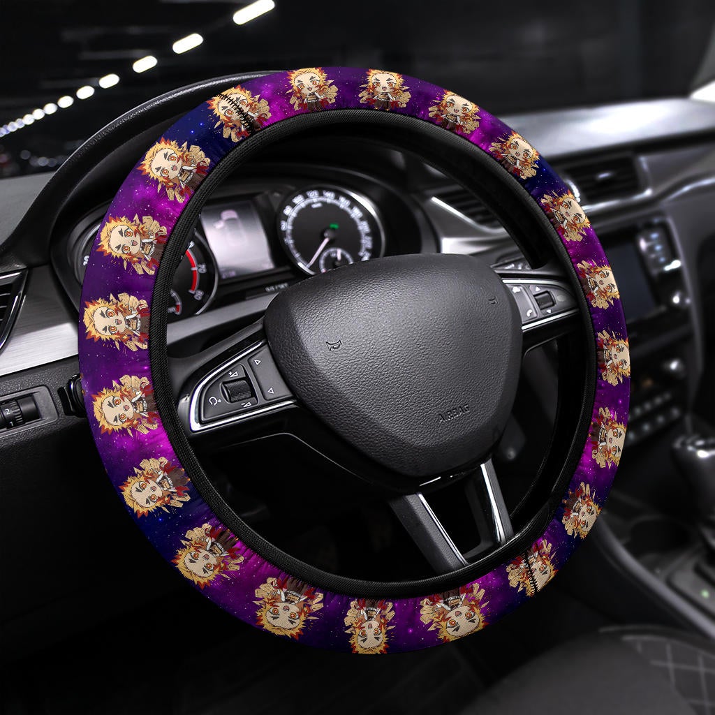 Rengoku Kyojuro Demon Slayer Anime Premium Custom Car Steering Wheel Cover 3
