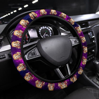 Rengoku Kyojuro Demon Slayer Anime Premium Custom Car Steering Wheel Cover 3