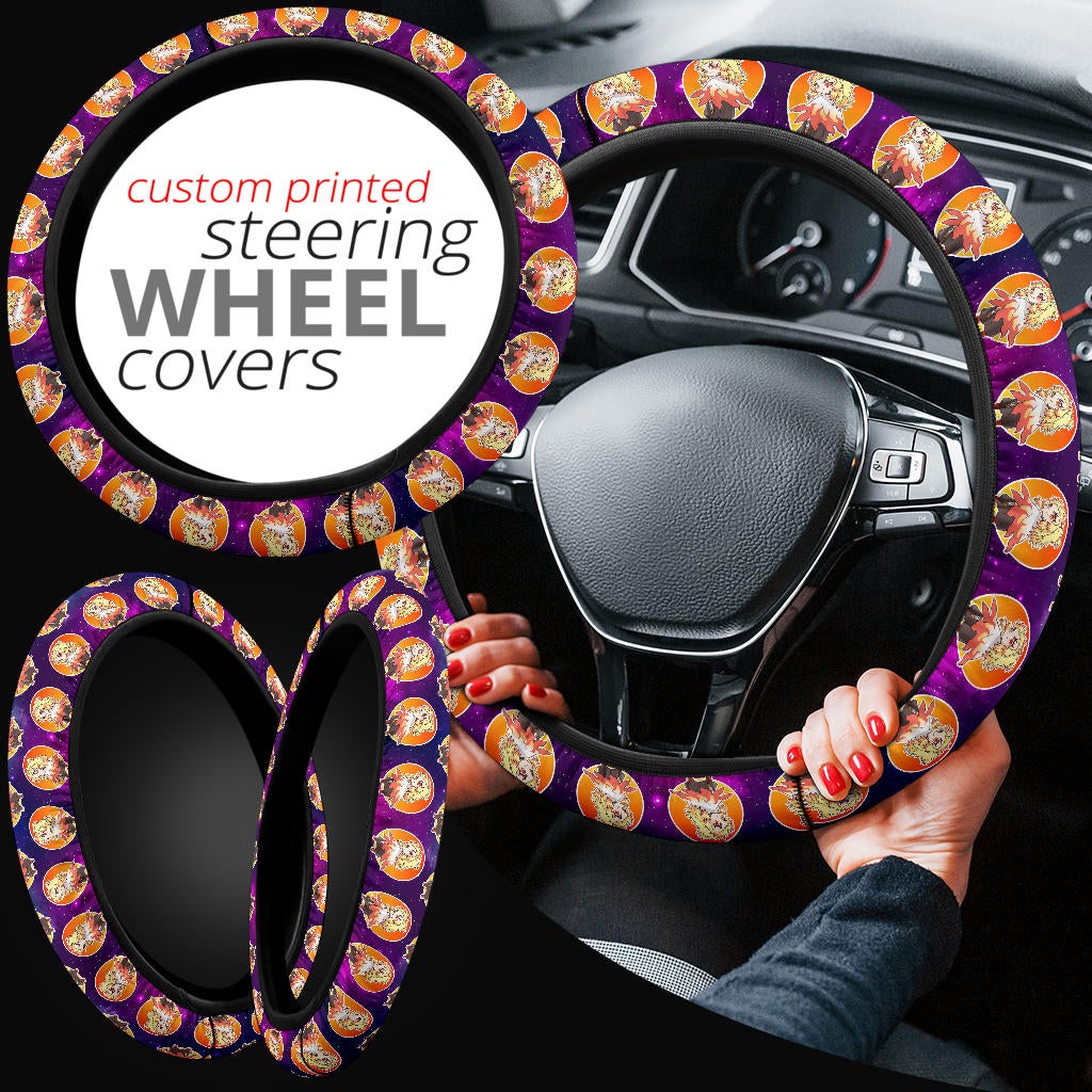 Rengoku Kyojuro Demon Slayer Anime Premium Custom Car Steering Wheel Cover 4