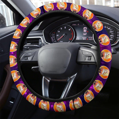 Rengoku Kyojuro Demon Slayer Anime Premium Custom Car Steering Wheel Cover 4