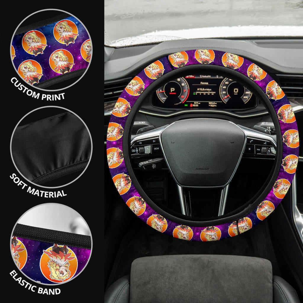 Rengoku Kyojuro Demon Slayer Anime Premium Custom Car Steering Wheel Cover 4