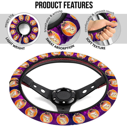 Rengoku Kyojuro Demon Slayer Anime Premium Custom Car Steering Wheel Cover 4
