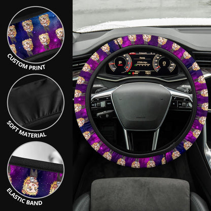 Rengoku Kyojuro Demon Slayer Anime Premium Custom Car Steering Wheel Cover 5