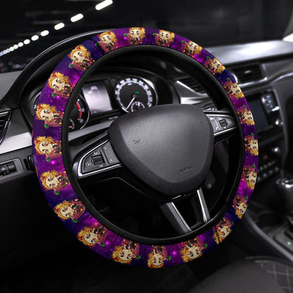 Rengoku Kyojuro Demon Slayer Anime Premium Custom Car Steering Wheel Cover 6