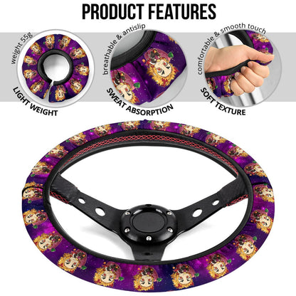 Rengoku Kyojuro Demon Slayer Anime Premium Custom Car Steering Wheel Cover 6