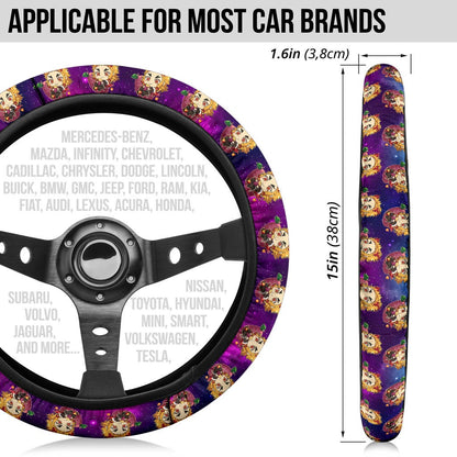 Rengoku Kyojuro Demon Slayer Anime Premium Custom Car Steering Wheel Cover 6