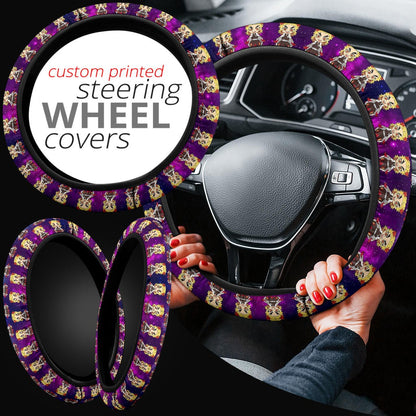 Rengoku Kyojuro Demon Slayer Anime Premium Custom Car Steering Wheel Cover 7