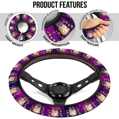 Rengoku Kyojuro Demon Slayer Anime Premium Custom Car Steering Wheel Cover 8