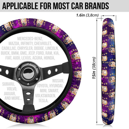 Rengoku Kyojuro Demon Slayer Anime Premium Custom Car Steering Wheel Cover 8