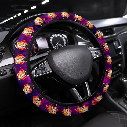 Rengoku Kyojuro Demon Slayer Anime Premium Custom Car Steering Wheel Cover