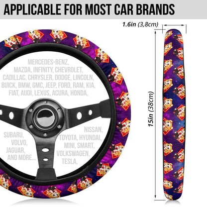 Rengoku Kyojuro Demon Slayer Anime Premium Custom Car Steering Wheel Cover