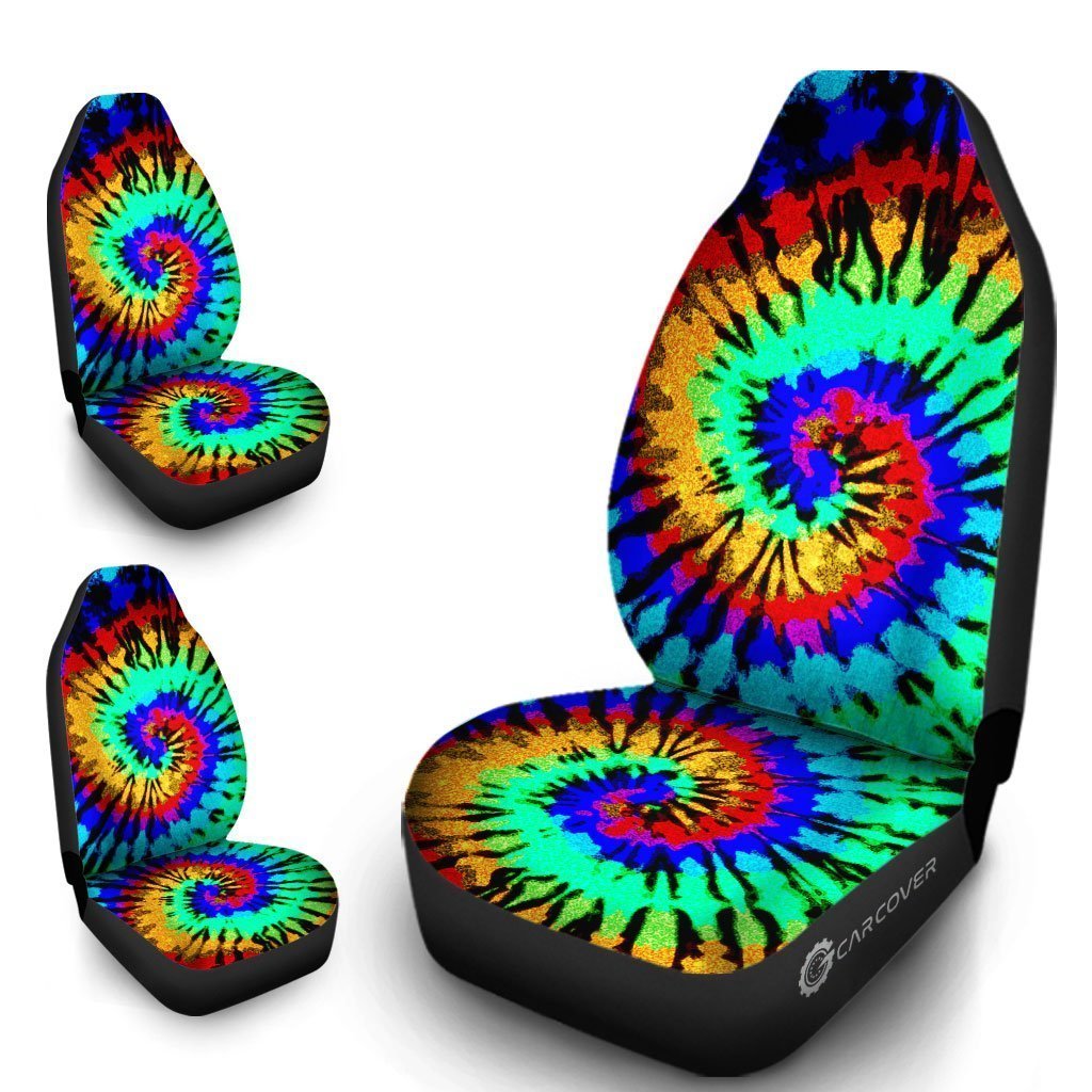 Reserve Tie Dye Car Seat Covers Custom Hippie Car Accessories