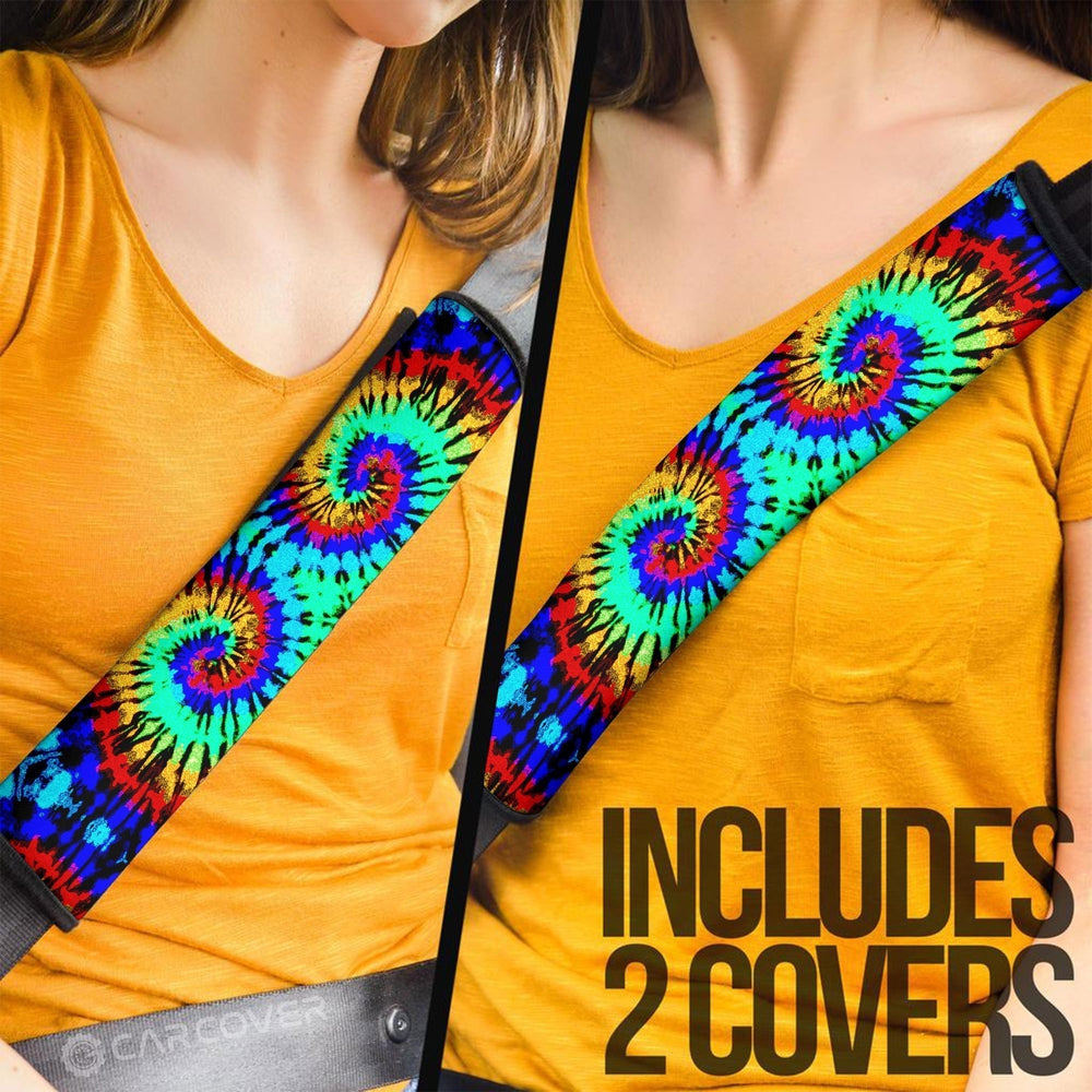 Reserve Tie Dye Seat Belt Covers Custom Hippie Car Accessories Gifts