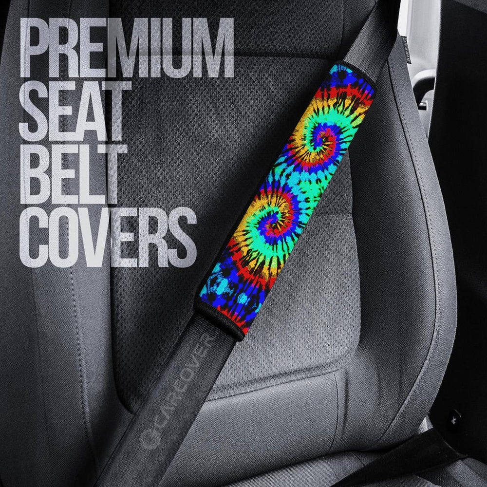 Reserve Tie Dye Seat Belt Covers Custom Hippie Car Accessories Gifts