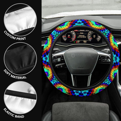 Reserve Tie Dye Steering Wheel Covers Custom Hippie Tie Dye Hippie Car Accessories