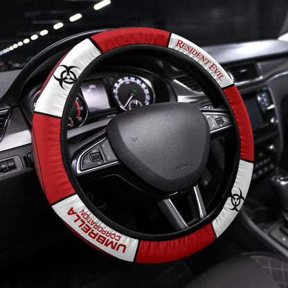 Resident Evil Umbrella Corporation Car Steering Wheel Cover
