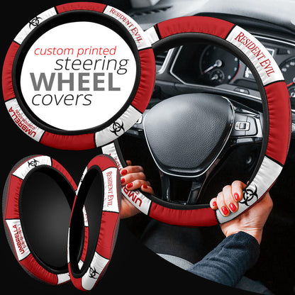 Resident Evil Umbrella Corporation Car Steering Wheel Cover