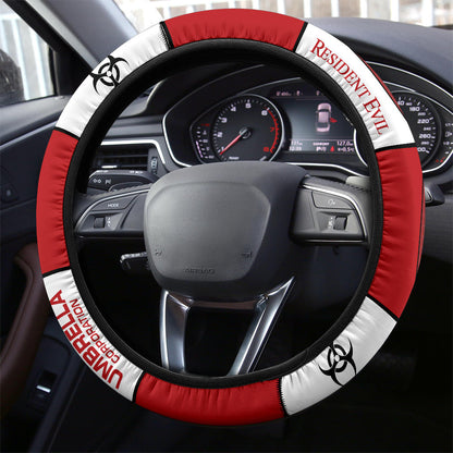 Resident Evil Umbrella Corporation Car Steering Wheel Cover