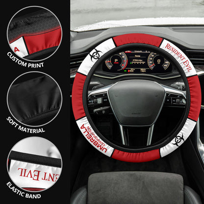 Resident Evil Umbrella Corporation Car Steering Wheel Cover