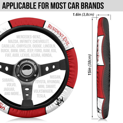 Resident Evil Umbrella Corporation Car Steering Wheel Cover