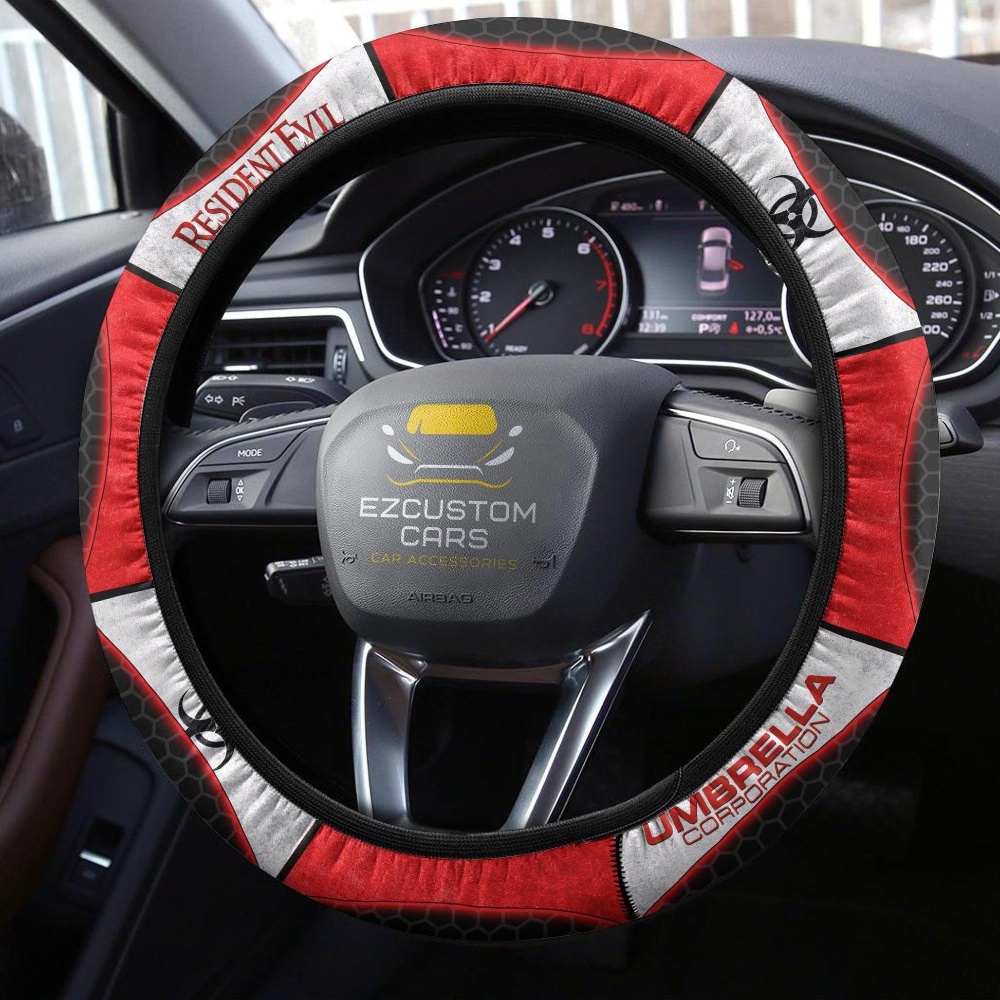 Resident Evil Umbrella Corps Anime Steering Wheel Cover Custom Car Accessories