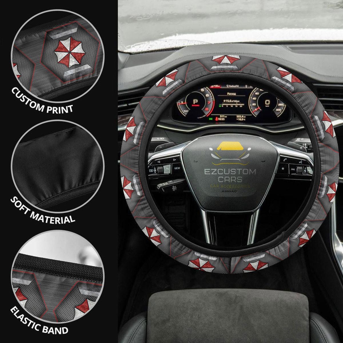 Resident Evil Umbrella Corps Anime Steering Wheel Cover