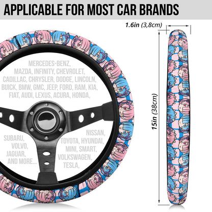 Rezero Rem Ram Premium Custom Car Steering Wheel Cover