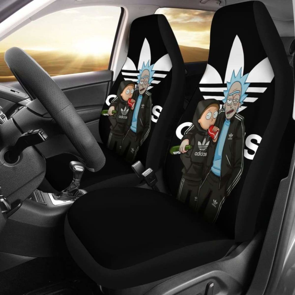 Rick And Morty Add Car Seat Covers Universal Fit 051012