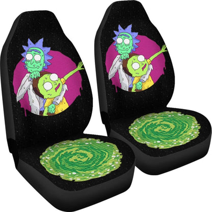 Rick And Morty Art Car Seat Covers Cartoon Fan Gift Universal Fit 210212
