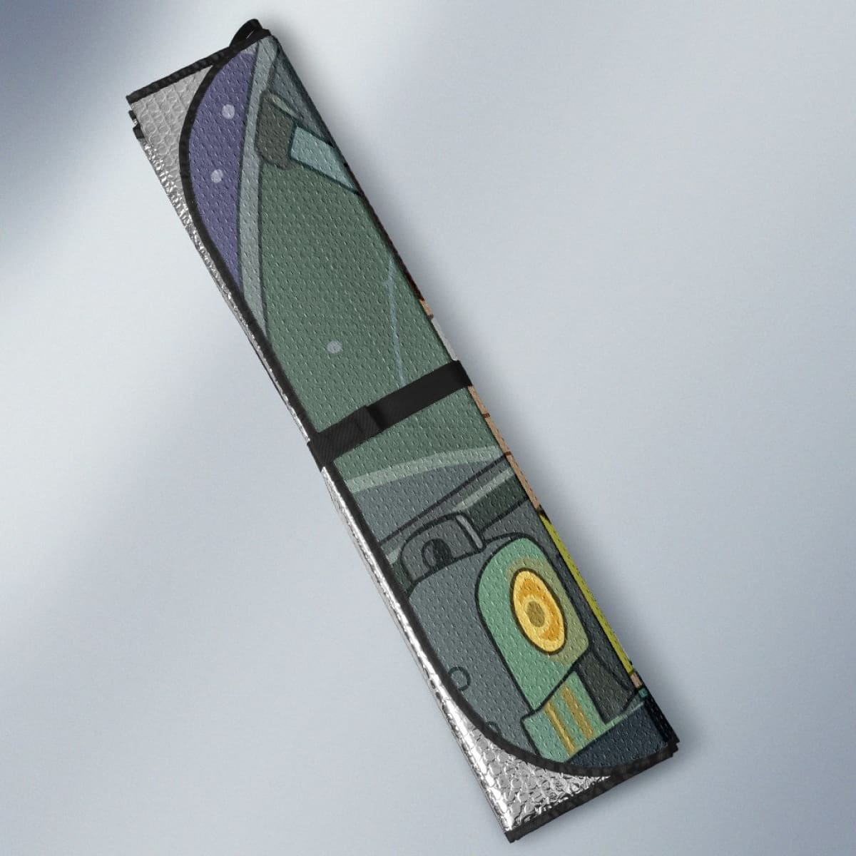 Rick And Morty Art Car Sun Shades Cartoon Fan Gift Universal Fit 210212