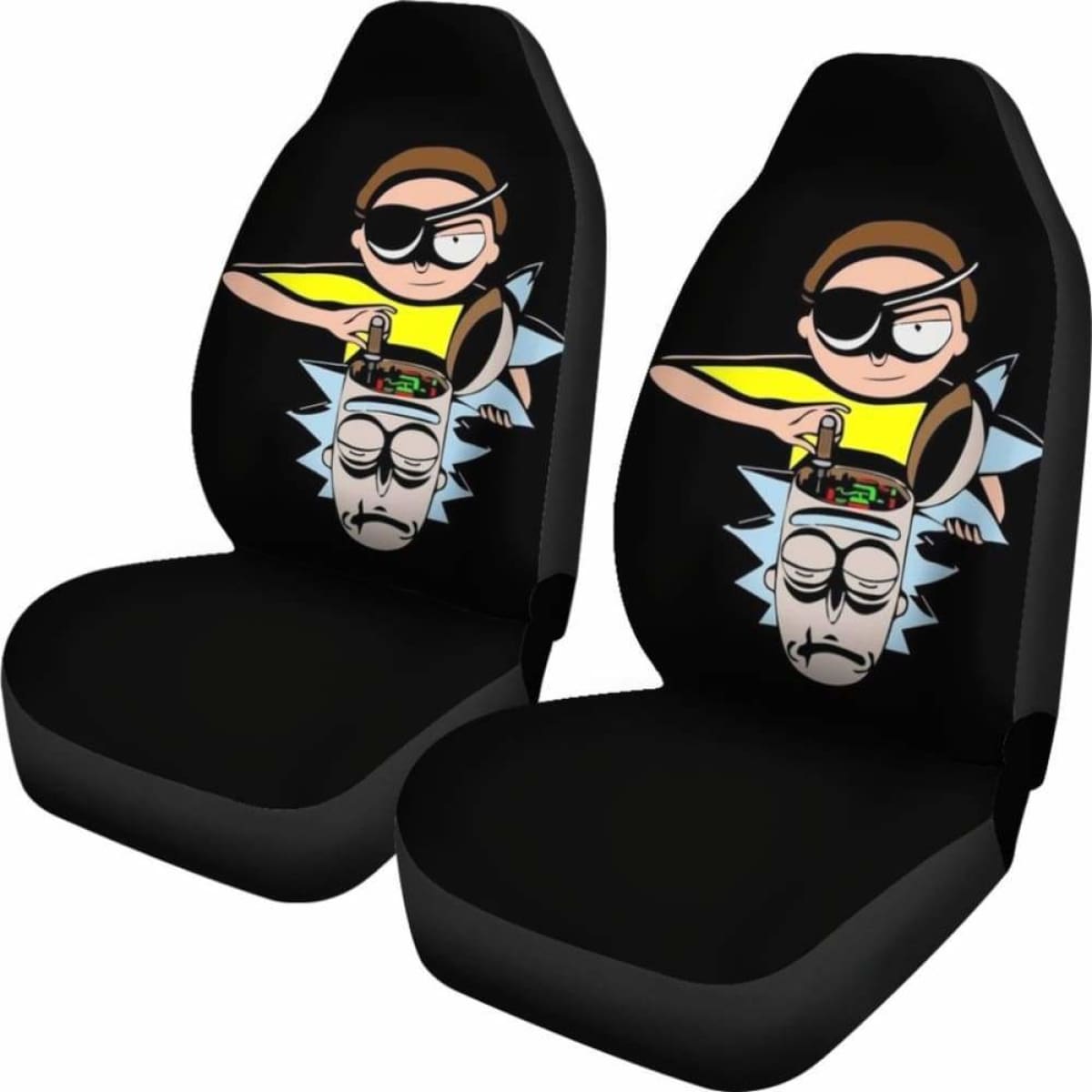 Rick And Morty - Car Seat Covers 3 Universal Fit 051012