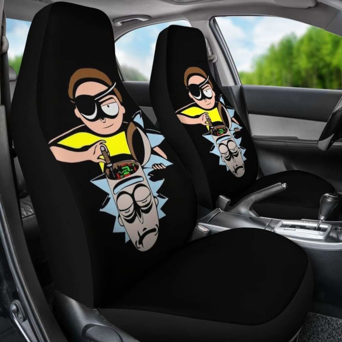 Rick And Morty - Car Seat Covers 3 Universal Fit 051012