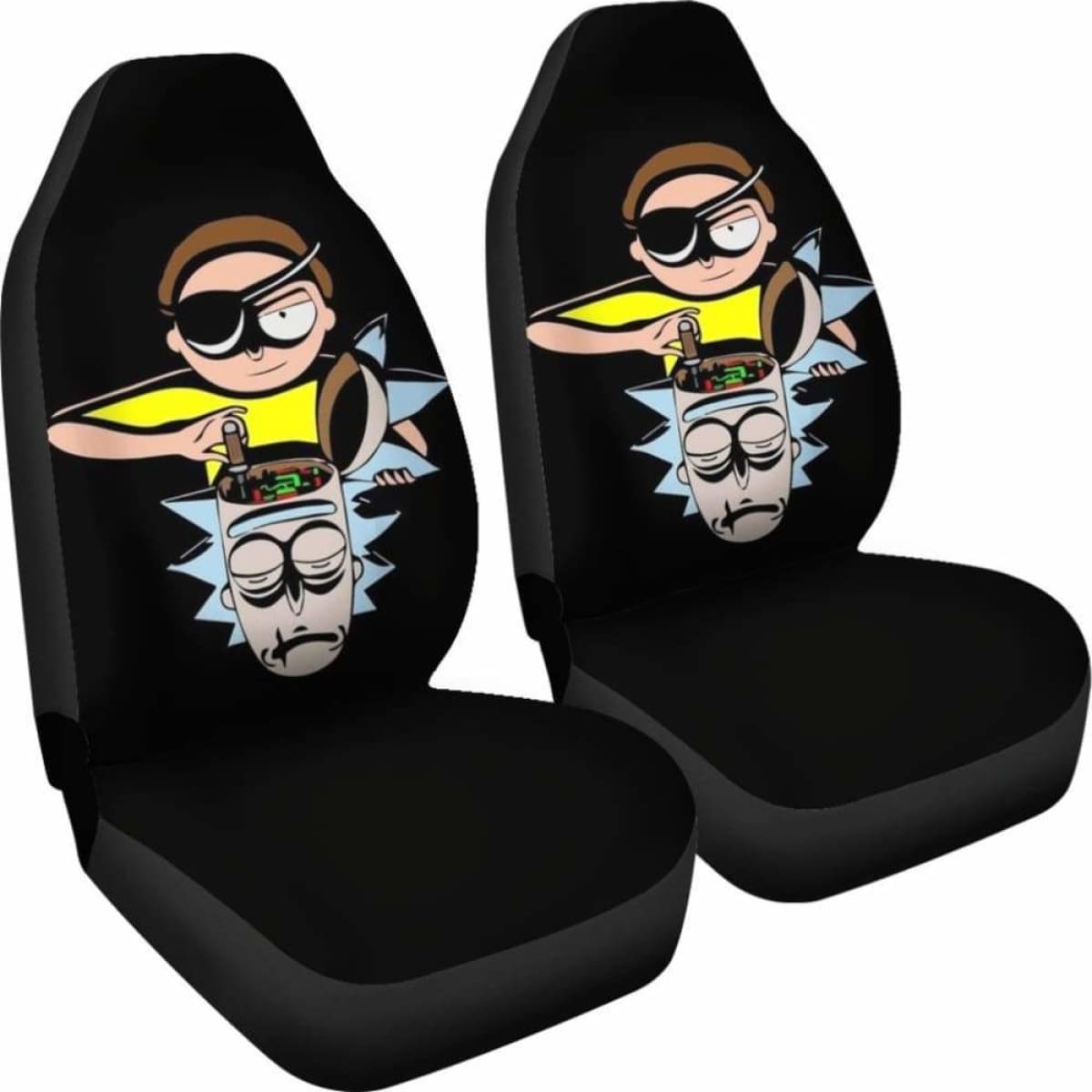 Rick And Morty - Car Seat Covers 3 Universal Fit 051012