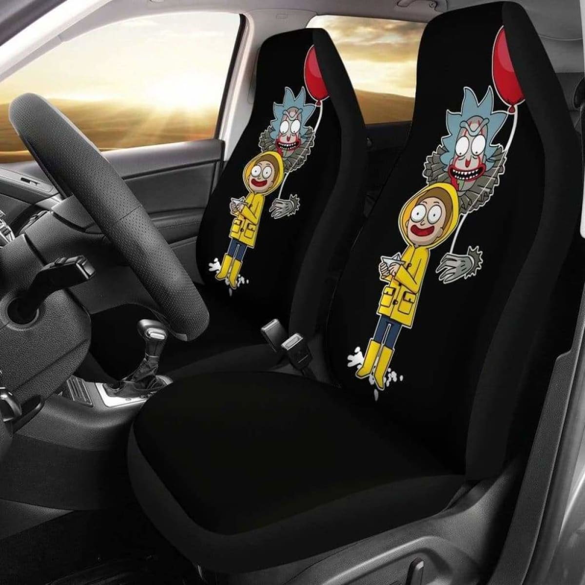 Rick And Morty Car Seat Covers Universal Fit 051012