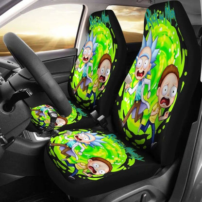 Rick And Morty Car Seat Covers 4 Universal Fit 051012
