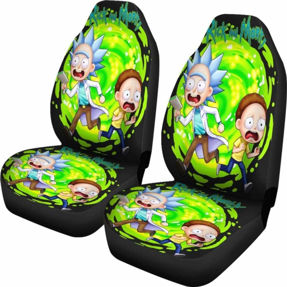 Rick And Morty Car Seat Covers 4 Universal Fit 051012