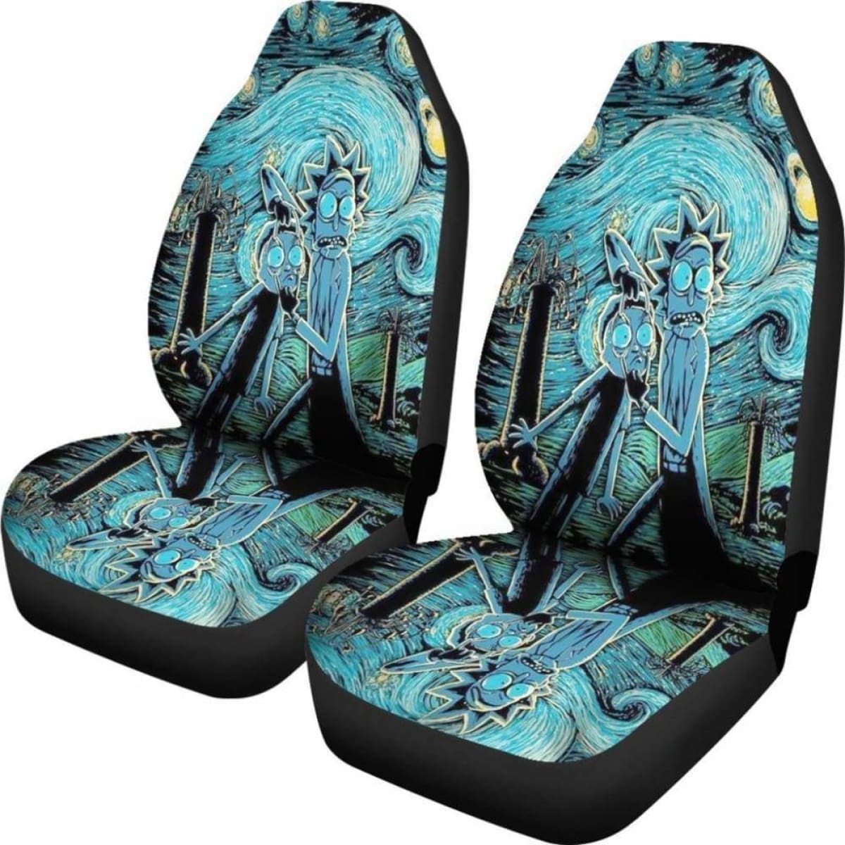 Rick And Morty Cartoon Car Seat Covers Universal Fit 051012