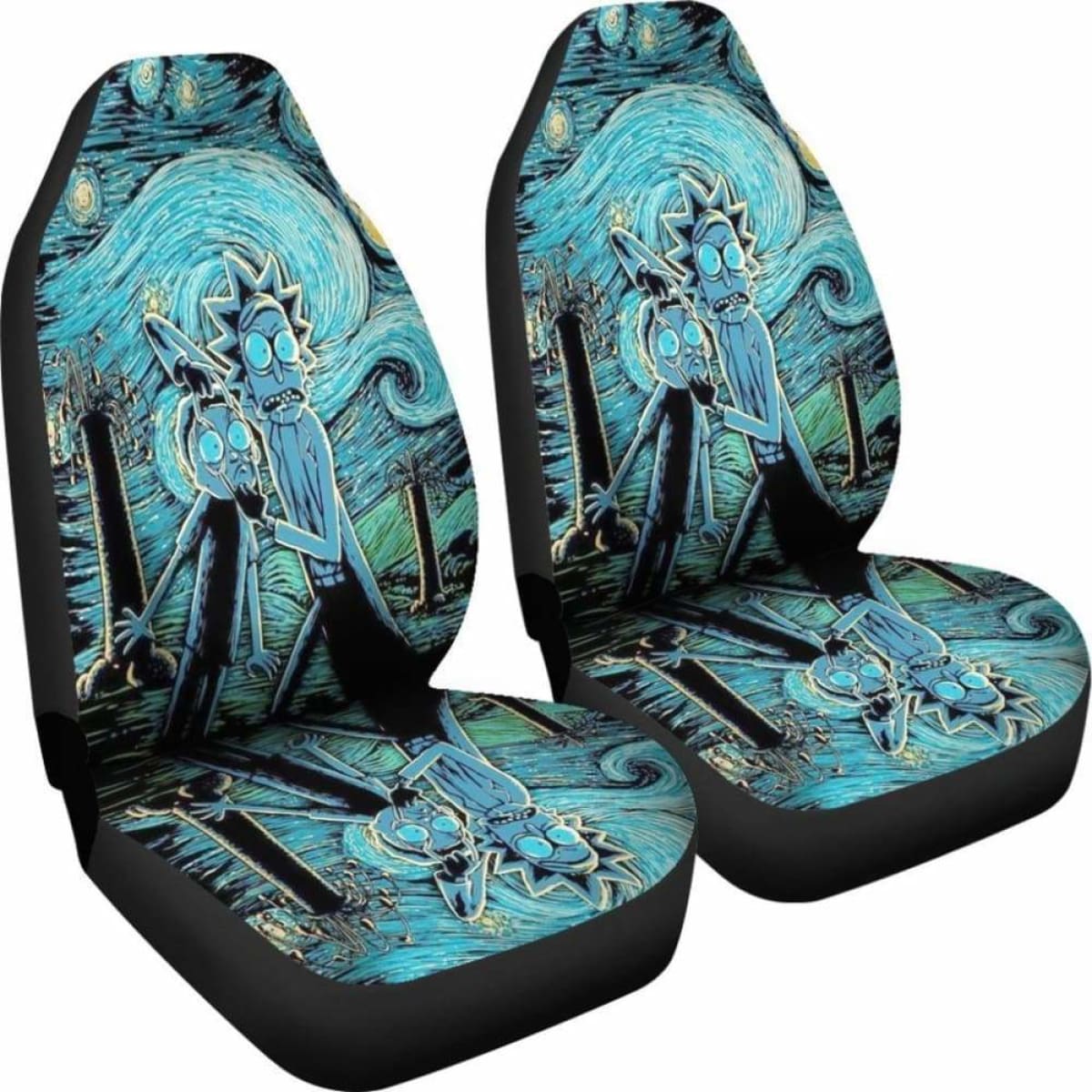 Rick And Morty Cartoon Car Seat Covers Universal Fit 051012