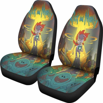 Rick And Morty Cartoon For Kids Car Seat Covers Universal Fit 051012