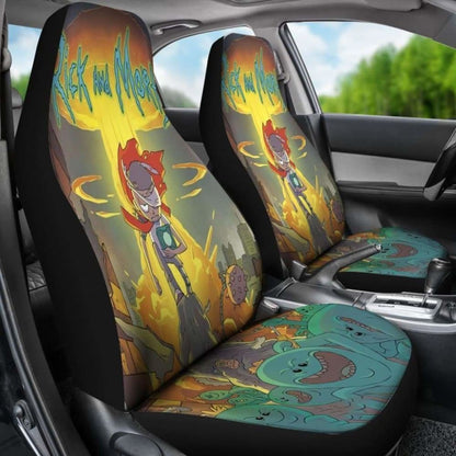 Rick And Morty Cartoon For Kids Car Seat Covers Universal Fit 051012