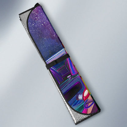 Rick And Morty In Space Car Sun Shades Cartoon H033120 Universal Fit 225311