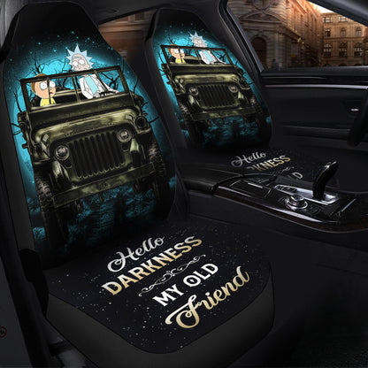 Rick And Morty Moonlight Halloween Ride Jeep Car Seat Covers