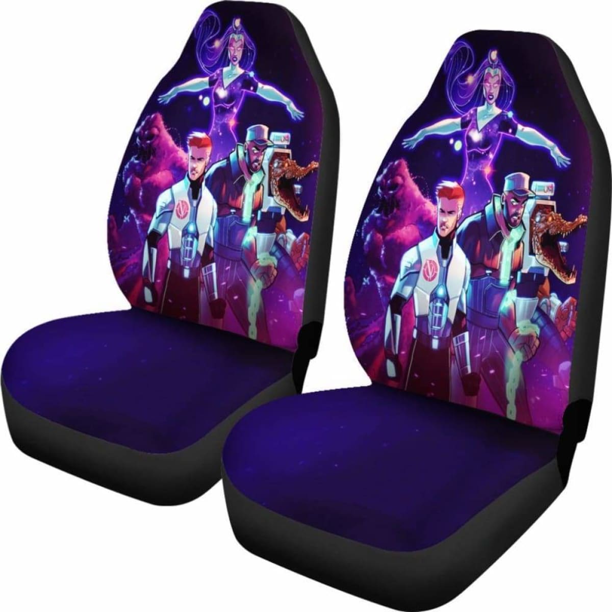 Rick And Morty The Vindicators Car Seat Covers Universal Fit 051012