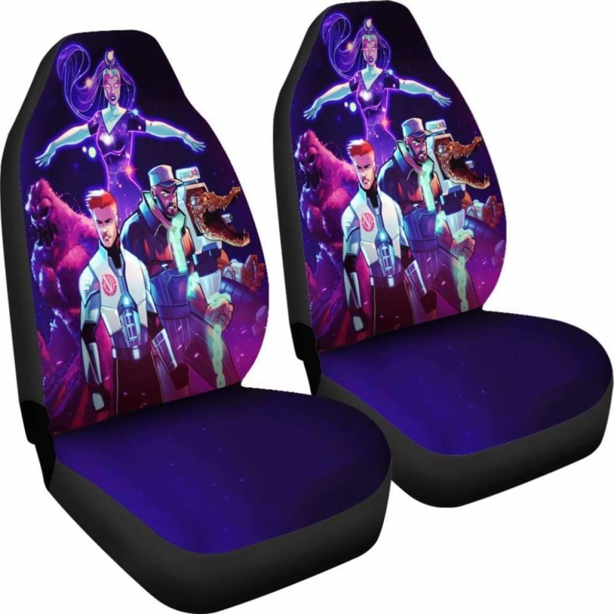 Rick And Morty The Vindicators Car Seat Covers Universal Fit 051012